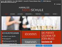 Tablet Screenshot of haraldskochschule.de